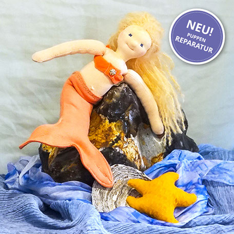 Puppen nach Waldorf Art, Reparatur Waldorf Puppen, Susis Puppenglueck