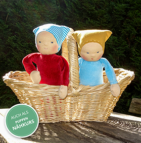 Puppen nach Waldorf Art, Puppen Nähkurs, Susis Puppenglueck