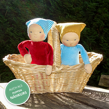 Puppen nach Waldorf Art, Puppen Nähkurs, Susis Puppenglueck